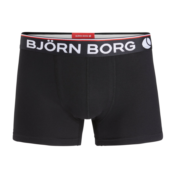 Ανδρικό σετ 2 μπόξερ εσώρουχα BJORN BORG γκρι-μαύρο Ανδρικά