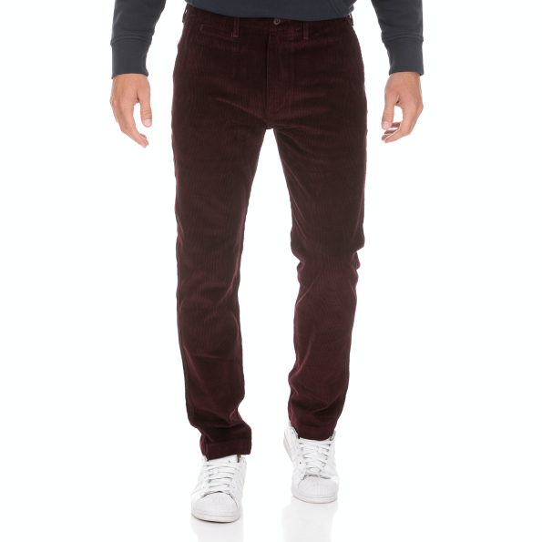 Ανδρικό παντελόνι LEVIS TRUE CHINO MULLED WINE 8W μπορντό