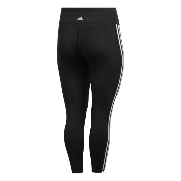 Γυναικείο κολάν plus size adidas Performance FJ7149 BT 3S 7/8 T μαύρο Γυναικεία