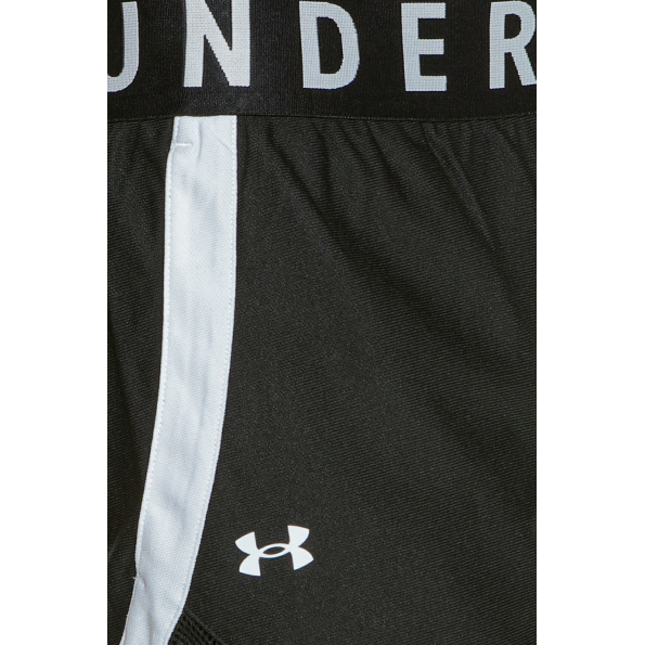 Γυναικείο σορτς UNDER ARMOUR Play Up 2-in-1 λευκό-μαύρο Γυναικεία