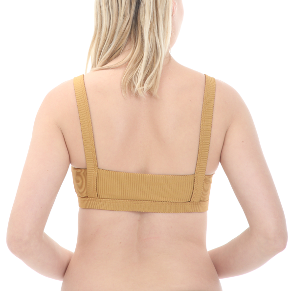 Γυναικείο μπικίνι τοπ PILYQ ABBY BRALETTE χρυσό Γυναικεία