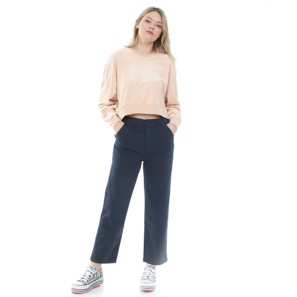 Γυναικείο παντελόνι cropped REIKO SANDY HIGH μπλε Γυναικεία