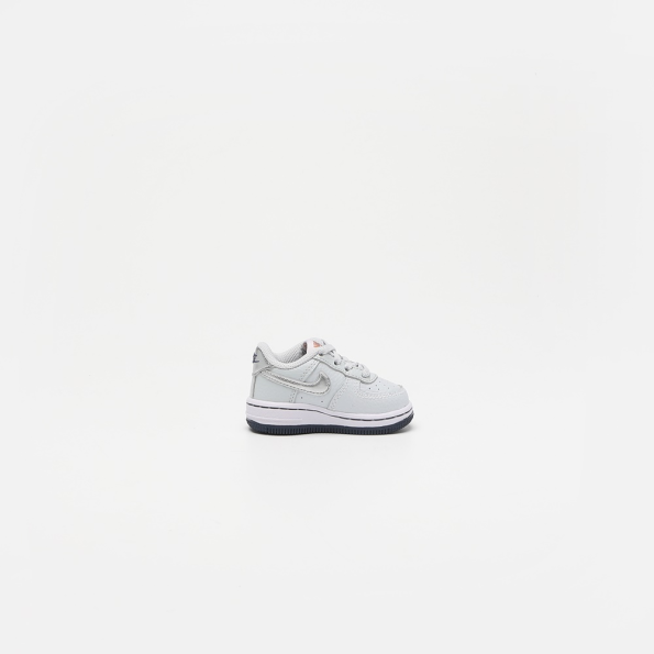Παιδικά αθλητικά παπούτσια NIKE FORCE 1 (TD) CZ1691 γκρι ασημί Παιδικά