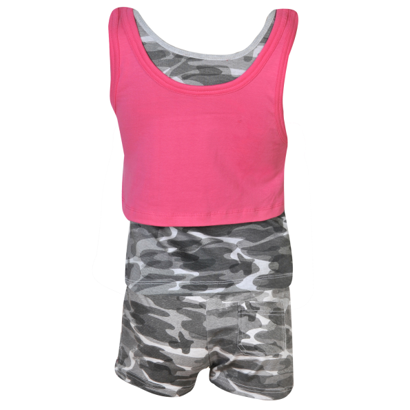 Παιδικό φανελάκι BODYTALK 161-706021 γκρι ροζ Παιδικά