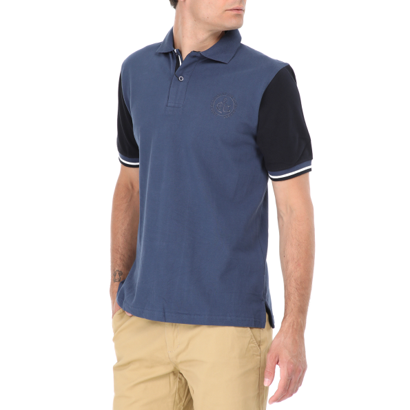 Ανδρική polo μπλούζα DORS μπλε Ανδρικά