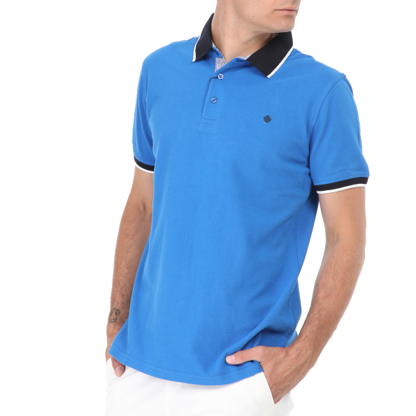 Ανδρική polo μπλούζα DORS μπλε Ανδρικά