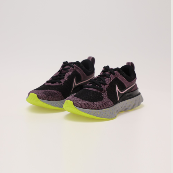 Ανδρικά παπούτσια running NIKE REACT INFINITY RUN FK 2 μαύρα κίτρινα Γυναικεία