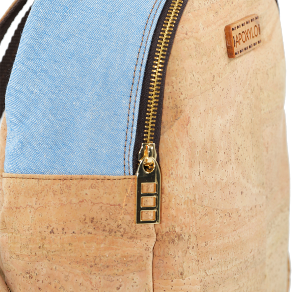 Γυναικείο backpack APOXYLO 352.2 MINI FASHION εκρού μπλε Γυναικεία