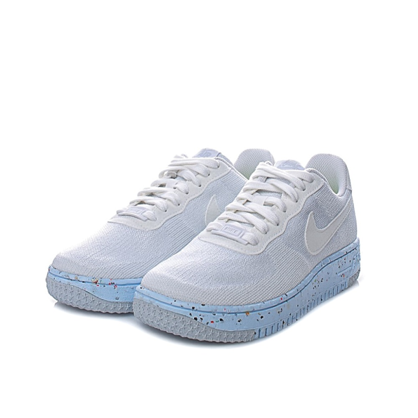 Γυναικεία υποδήματα NIKE AF1 CRATER FLYKNIT λευκά Γυναικεία