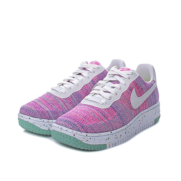 Γυναικεία sneakers παπούτσια NIKE AF1 CRATER FLYKNIT ροζ Γυναικεία