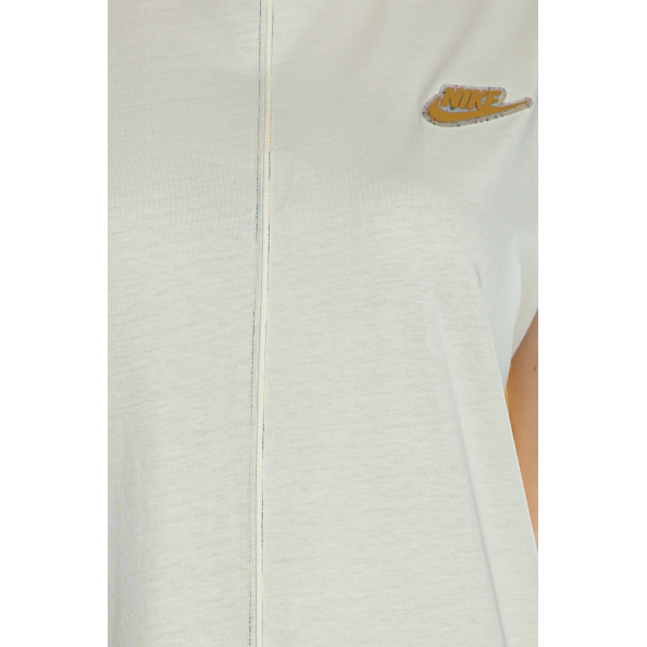 Γυναικείο midi φόρεμα NIKE CZ9247 W NSW DRESS EARTH DAY FT κίτρινο μπεζ Γυναικεία