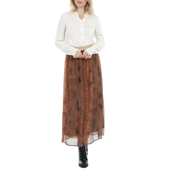 Γυναικείο πουκάμισο GAUDI FASHION D BLUSA M-LUNGA λευκό Γυναικεία