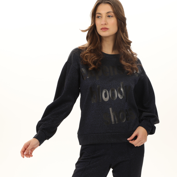 Γυναικεία μπλούζα WOLM 21AIW071 μπλε