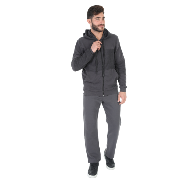 Ανδρική φούτερ ζακέτα BODYTALK γκρι Ανδρικά