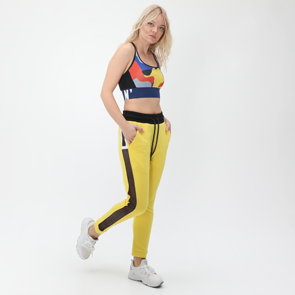 Γυναικείο παντελόνι φόρμας BODYTALK LUXREDEFINEDW LOOSE JOGGER κίτρινο μαύρο Γυναικεία
