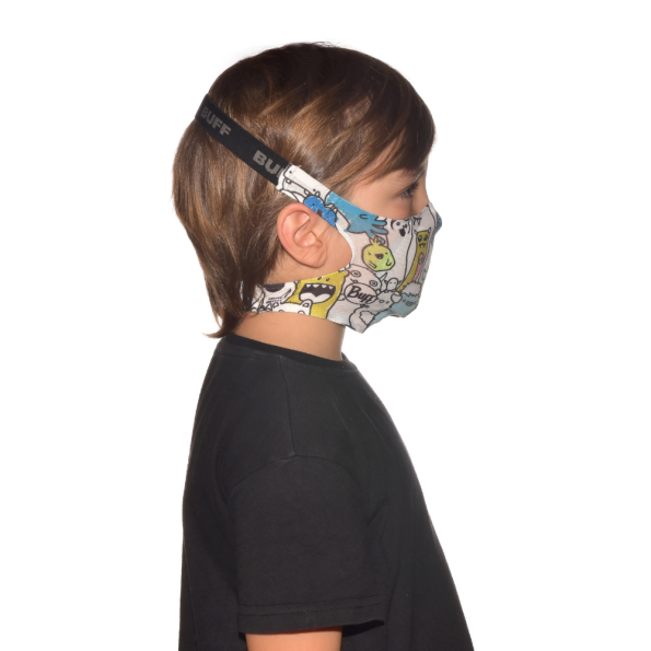 Παιδική προστατευτική μάσκα BUFF FILTER MASK BOO MULTI μπλε Παιδικά