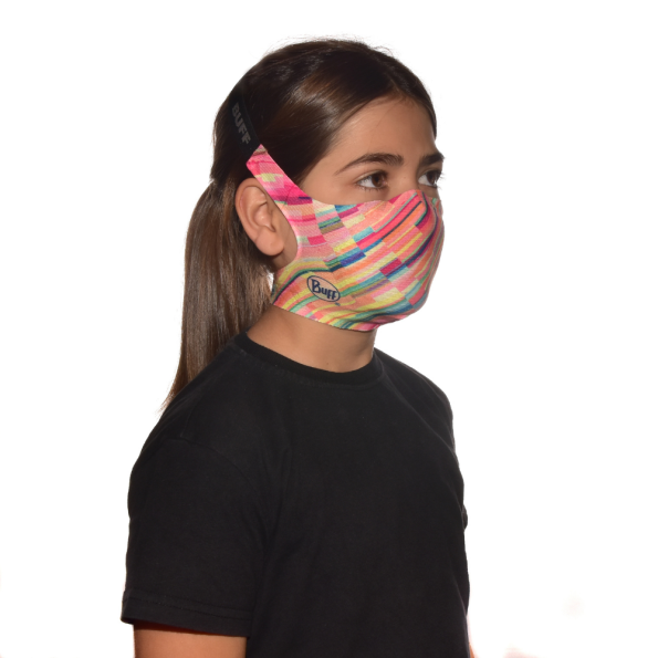 Παιδική προστατευτική μάσκα BUFF FILTER MASK DIZEN MULTI ροζ μπλε Παιδικά