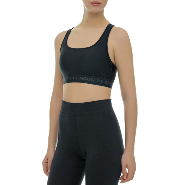 Γυναικείο μπουστάκι UNDER ARMOUR 1361034 UA Crossback Mid Bra μαύρο Γυναικεία