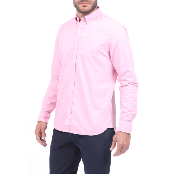 Ανδρικό πουκάμισο SUPERDRY CLASSIC UNIVERSITY OXFORD ροζ Ανδρικά