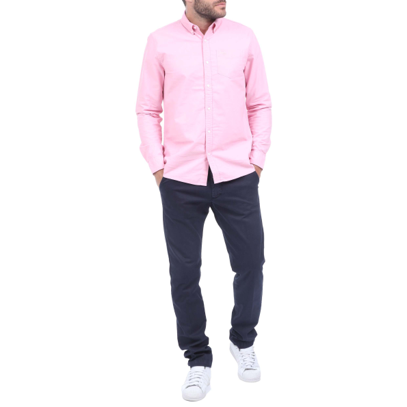 Ανδρικό πουκάμισο SUPERDRY CLASSIC UNIVERSITY OXFORD ροζ Ανδρικά