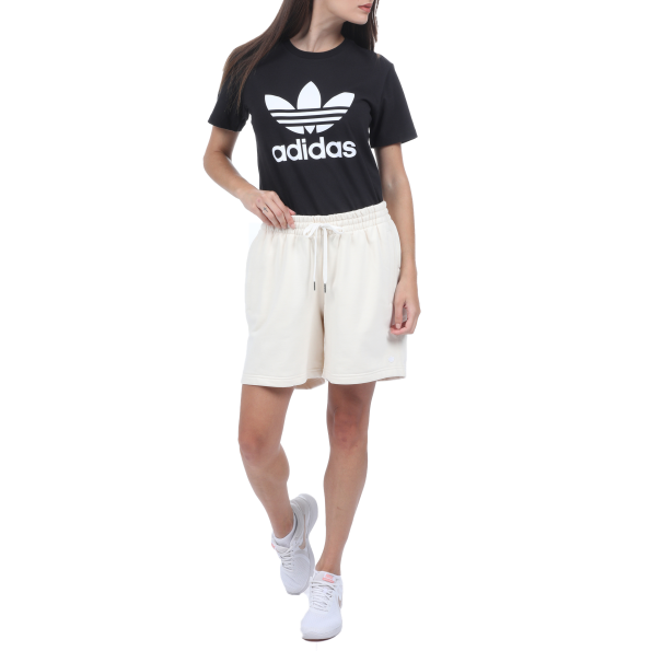 Unisex αθλητική βερμούδα Adidas Original GN3367 λευκή  Γυναικεία