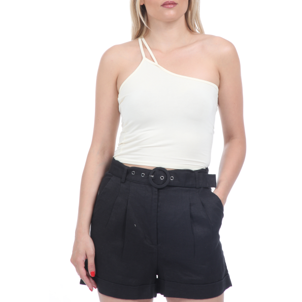 Γυναικείο cropped top KENDALL  KYLIE μπεζ