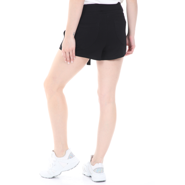 Γυναικείο σορτς KENDALL  KYLIE BASIC LOGO μαύρο Γυναικεία