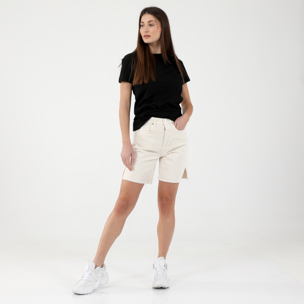 Γυναικεία jean βερμούδα KENDALLKYLIE KKW.1S1.022.002 εκρού Γυναικεία