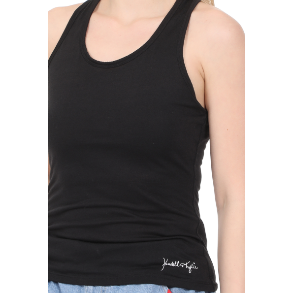 Γυναικεία μπλούζα KENDALL  KYLIE CLASSIC SLEEVELESS μαύρη Γυναικεία