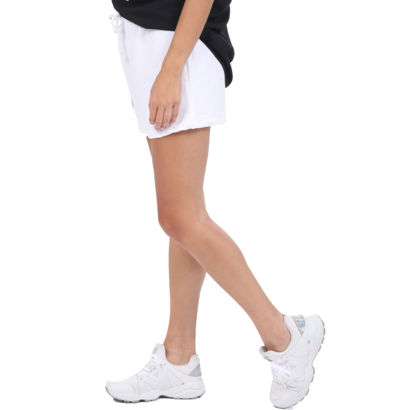 Γυναικείο σορτς NA-KD SWEATSHORTS λευκό Γυναικεία