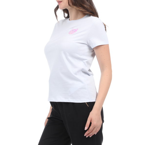 Γυναικείο t-shirt KARL LAGERFELD mini ikonik choupette λευκό Γυναικεία