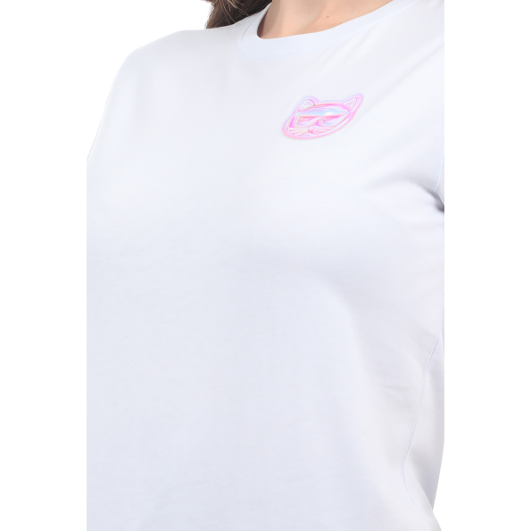 Γυναικείο t-shirt KARL LAGERFELD mini ikonik choupette λευκό Γυναικεία
