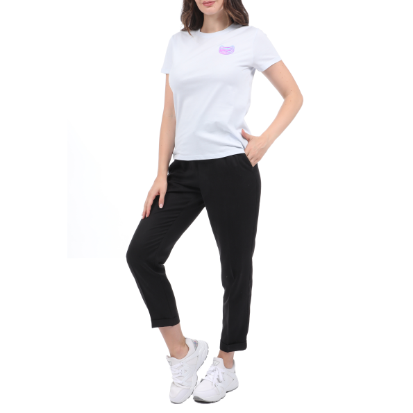 Γυναικείο t-shirt KARL LAGERFELD mini ikonik choupette λευκό Γυναικεία