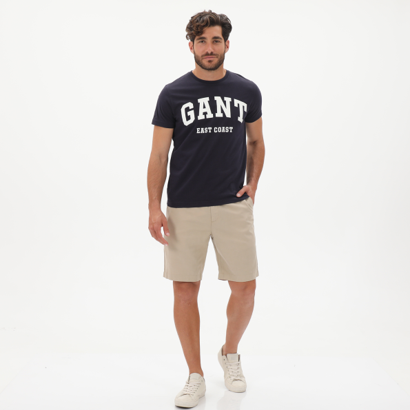 Ανδρική chino βερμούδα LES DEUX LDM511014 Pino Linen-Tencel μπεζ Ανδρικά