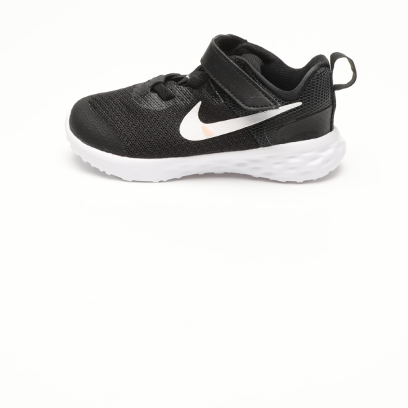 Βρεφικά αθλητικά παπούτσια NIKE REVOLUTION 6 NN DD1094 (TDV) μαύρα