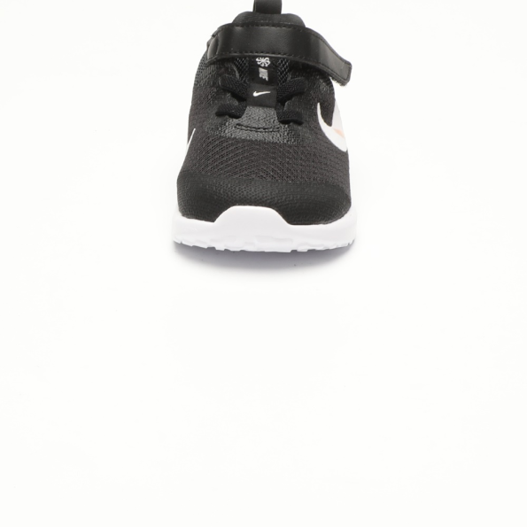 Βρεφικά αθλητικά παπούτσια NIKE REVOLUTION 6 NN DD1094 (TDV) μαύρα Παιδικά