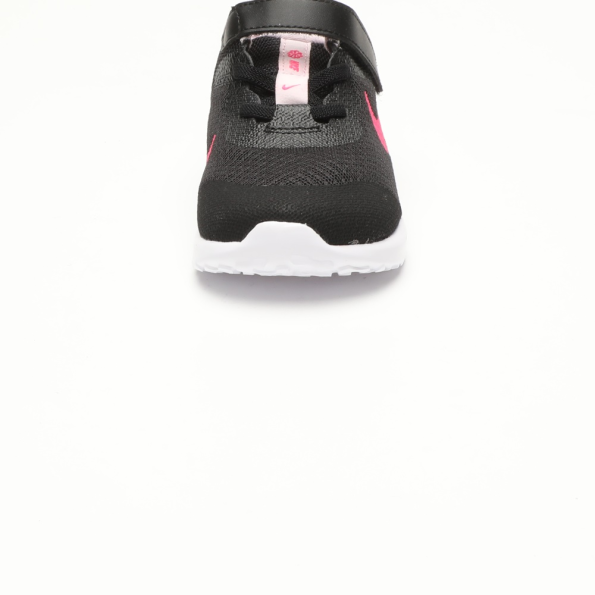 Βρεφικά αθλητικά παπούτσια NIKE DD1094 REVOLUTION 6 NN (TDV) μαύρα ροζ Παιδικά