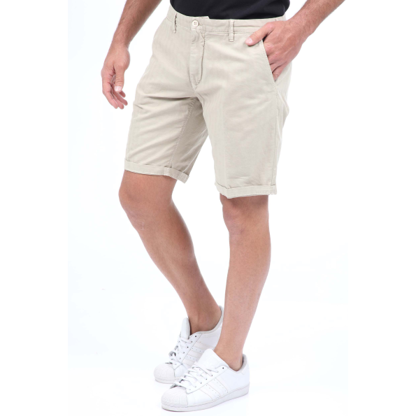 Ανδρική βερμούδα UNIFORM SPIKE μπεζ Ανδρικά