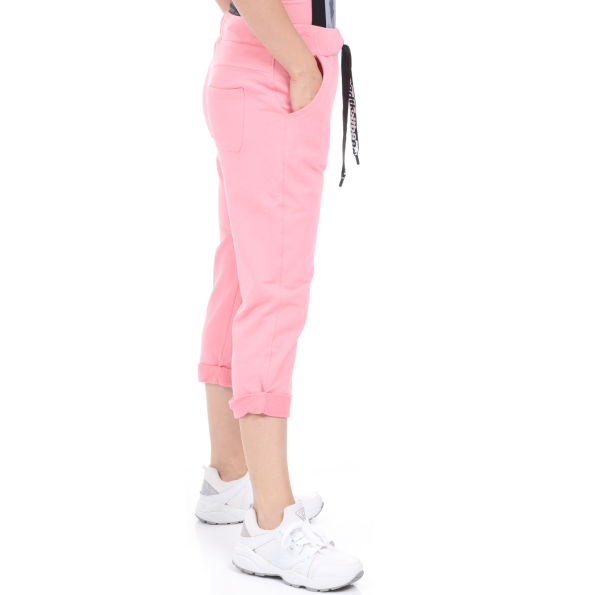 Γυναικείο παντελόνι φόρμας κάπρι BODYTALK REGULAR ροζ Γυναικεία