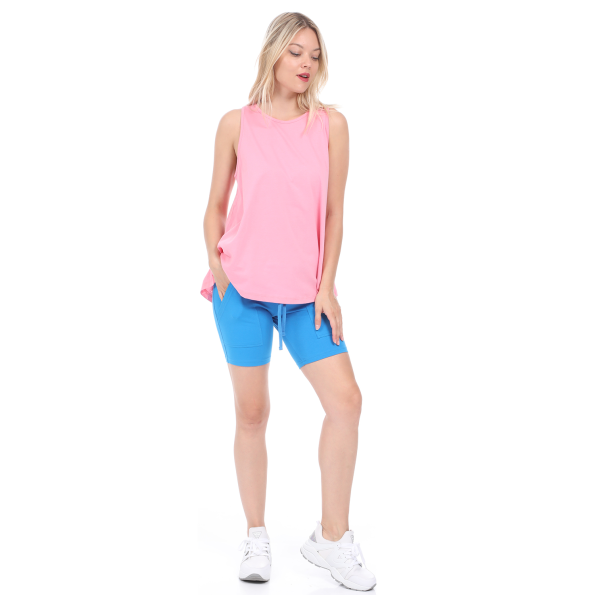 Γυναικεία αμάνικη μπλούζα BODYTALK ροζ Γυναικεία