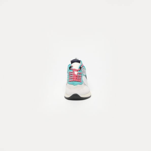 Γυναικεία sneakers NORTH SAILS WG RW-NS-01 SWIM  λευκό πράσινο ροζ  Γυναικεία