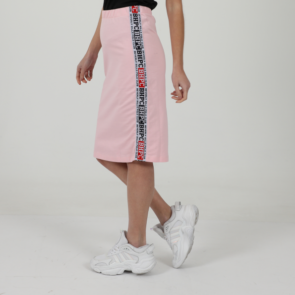 Γυναικεία midi φούστα BEVERLY HILLS POLO CLUB BHW.1S1.050.001 ροζ Γυναικεία