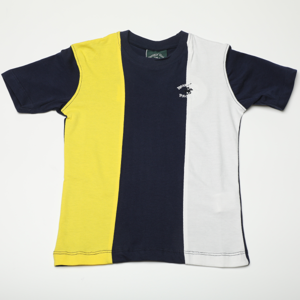 Παιδικό t-shirt BEVERLY HILLS POLO CLUB BHJ.1S1.042.009 μπλε ναυτικό