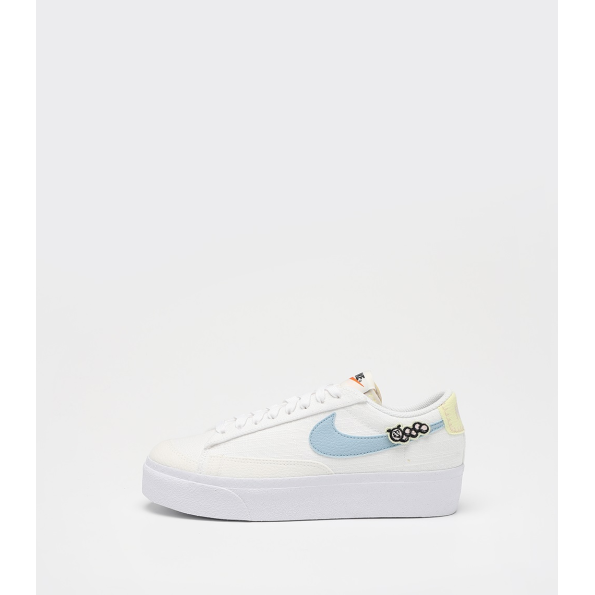 Γυναικεία sneakers NIKE BLAZER LOW PLATFORM NEXT NATURE DJ6376 λευκά