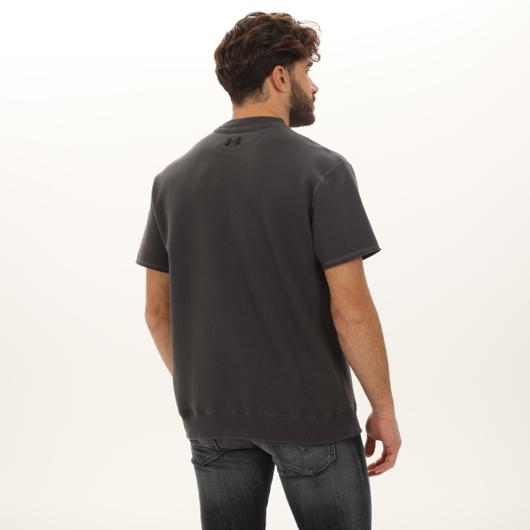 Ανδρική κοντομάνικη φούτερ μπλούζα UNDER ARMOUR 1367037 ανθρακί  Ανδρικά