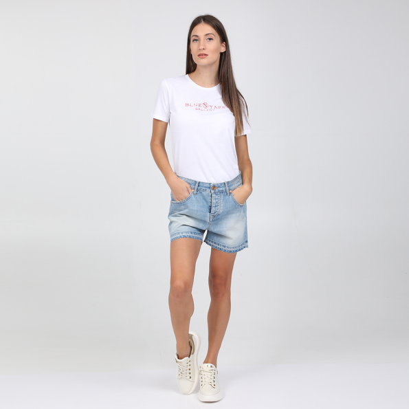 Γυναικείο jean σορτς STAFF JEANS DORA μπλε Γυναικεία