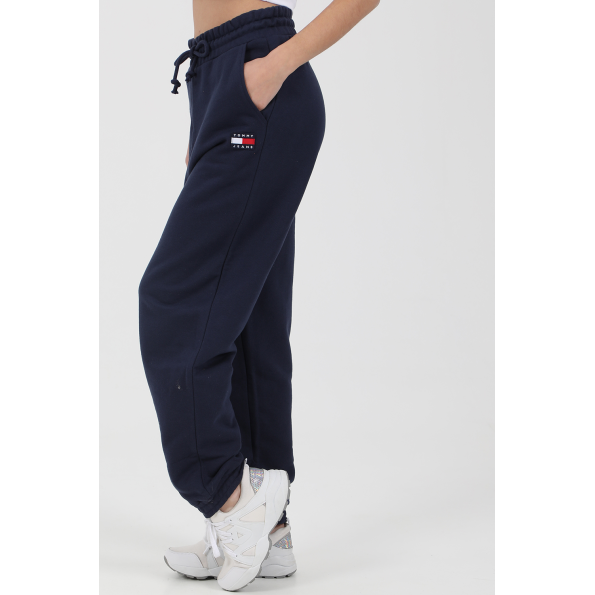Γυναικείο παντελόνι φόρμας TOMMY HILFIGER TJW RELAXED HRS BADGE SWEATPAN μπλε Γυναικεία
