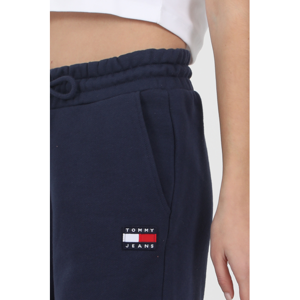 Γυναικείο παντελόνι φόρμας TOMMY HILFIGER TJW RELAXED HRS BADGE SWEATPAN μπλε Γυναικεία