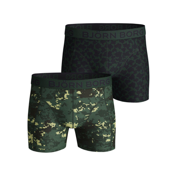Ανδρικά εσώρουχα boxer σετ των 2 BJORN BORG πράσινα