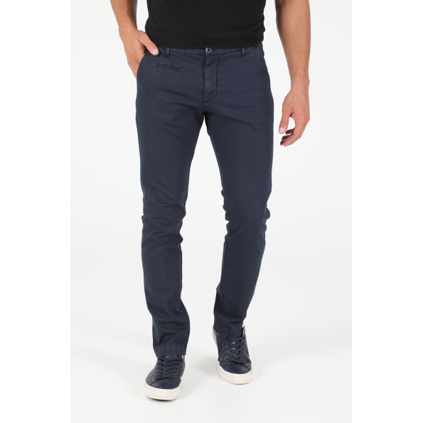 Ανδρικό chino παντελόνι UNIFORM CHARLIE μπλε